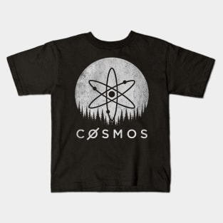 Vintage Cosmos Crypto ATOM Coin To The Moon Token Cryptocurrency Wallet HODL Birthday Gift For Men Women T-Shirt Kids T-Shirt